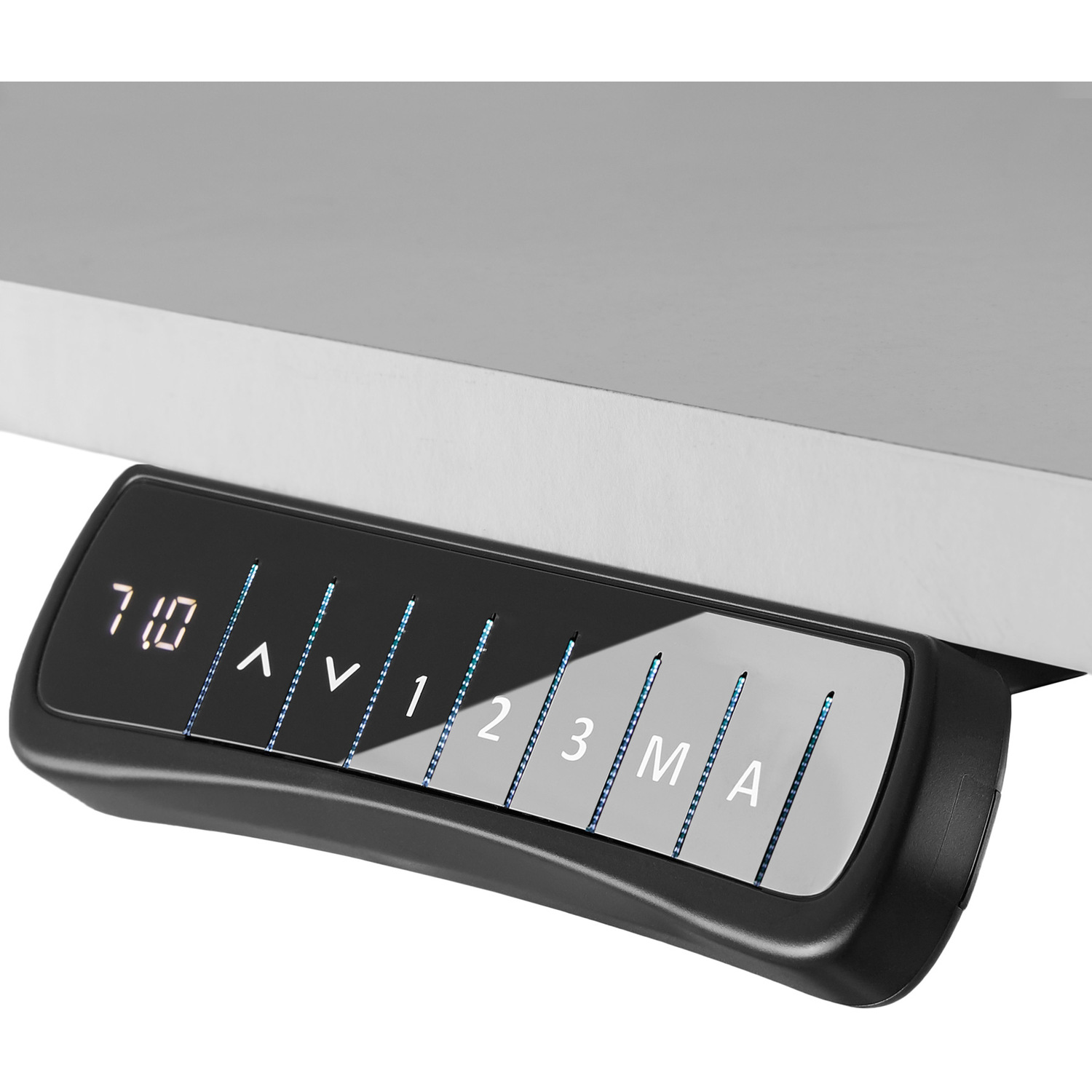 Motorised Standing Desk Frame With Memory Functions - Black 190cm