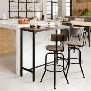 120cm Bar Table with Footrest