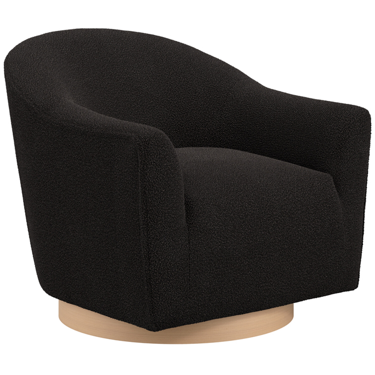 Daphne Swivel Chair - Black