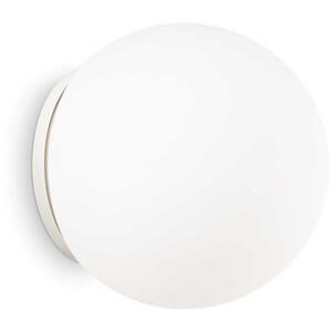 Mapa Bianco 1 Light Globe Ceiling Flush Light