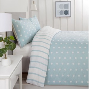 Double Striped Microfibre Kids Duvet Set