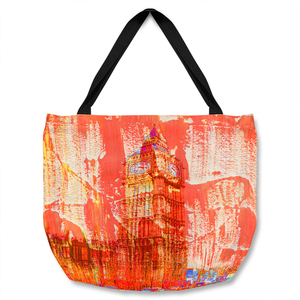 Crazy Red Ben Tote bag
