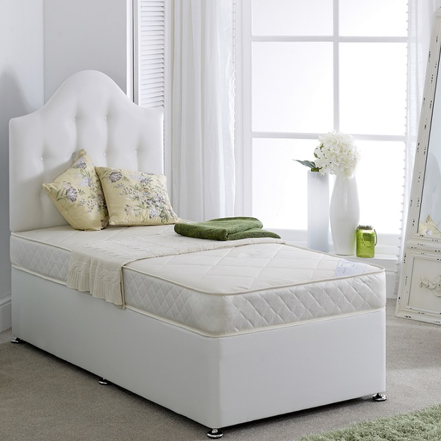 Diamond Spring Mattress - White Superking