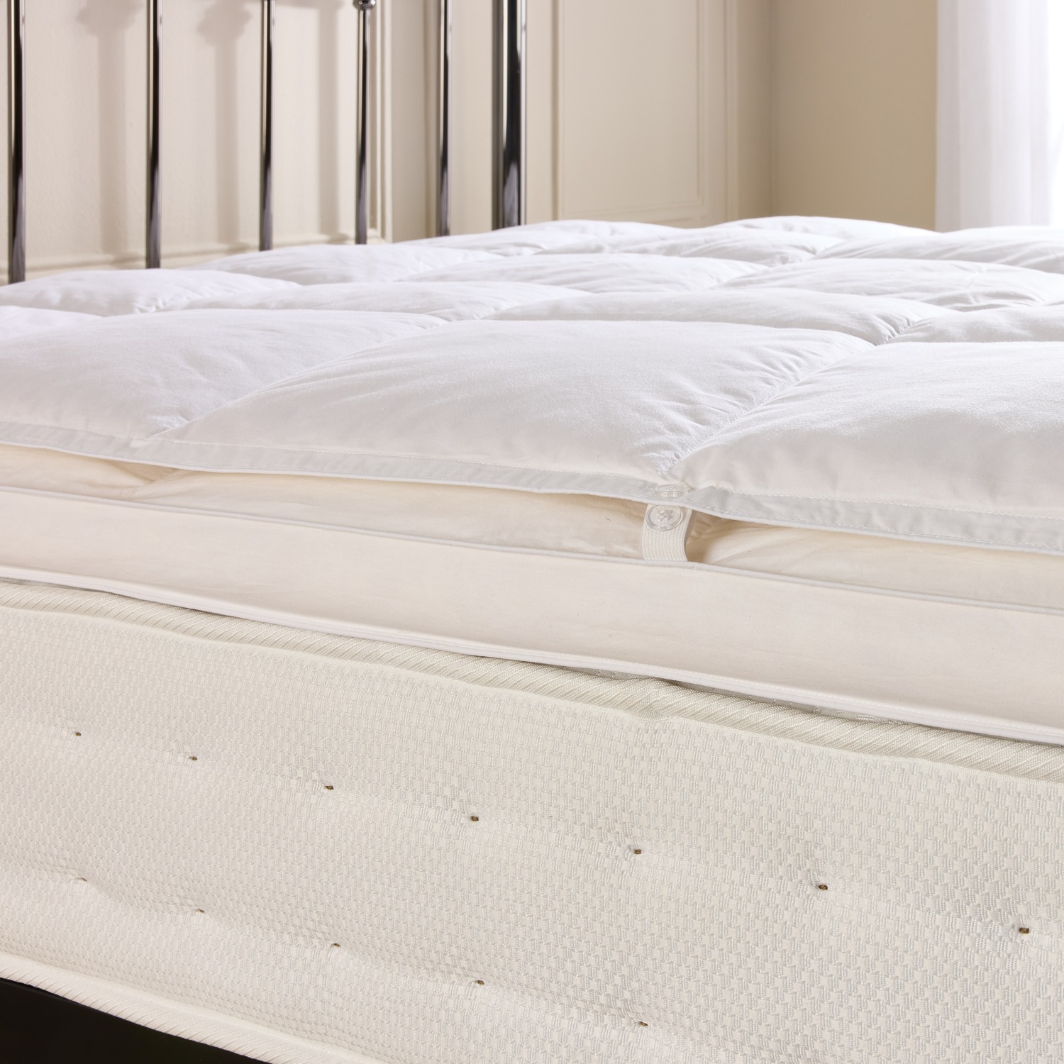 Martex Goose Feather And Down Mattress Topper - White King
