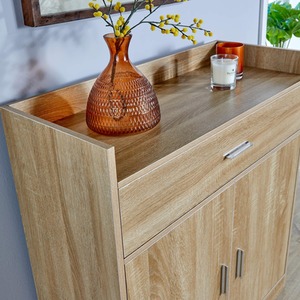 Oak Home Source Novara 2 Door Shoe Storage Cabinet shot 6779958