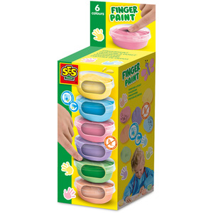 Pastel Fingerpaints 6 Colours
