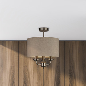 3 light Flush Ceiling