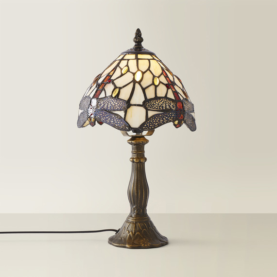 Tiffany Style Dragonfly Table Lamp