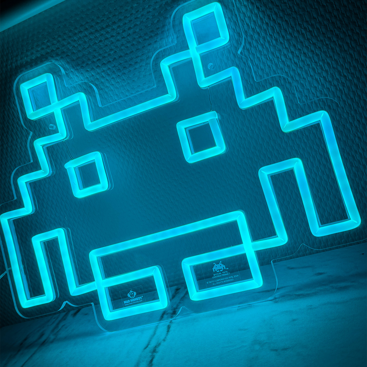 Space Invaders Neon Sign Space Invaders Logo Neon Lamp
