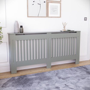 Grey / 172cm Chelsea Radiator Cover shot 8337651