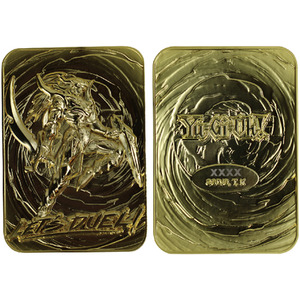 Yu-Gi-Oh! Limited Edition 24k Gold Plated Black Luster Soldier Metal Card