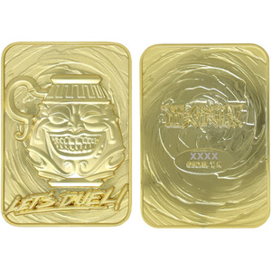 Yu-Gi-Oh! Limited Edition 24k Gold Plated Pot of Greed Metal Card