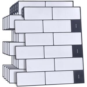 Metro Glossy 3D Stick on Tile Sticker