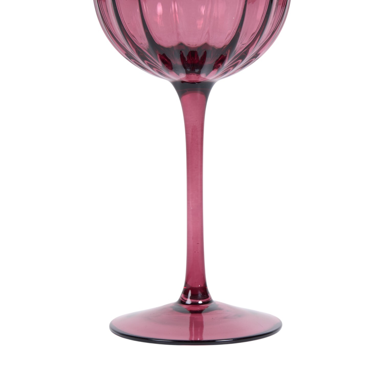 Plum Wine Glass - Purple