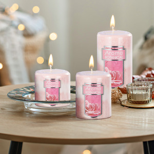 Lifeideas 3Pcs Cylindrical Scented Candle Set