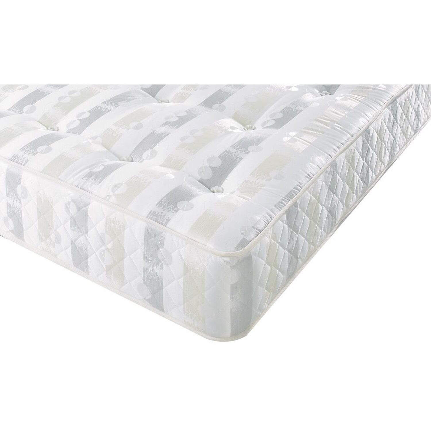 Romantica Adagio Extra Firm Mattress - White King Steel Polyester
