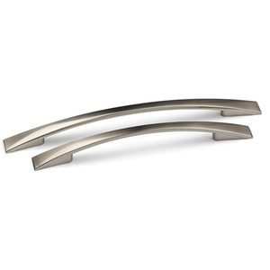 Brushed Nickel Kitchen Handle 128mm 160mm Bow Bar Pulls