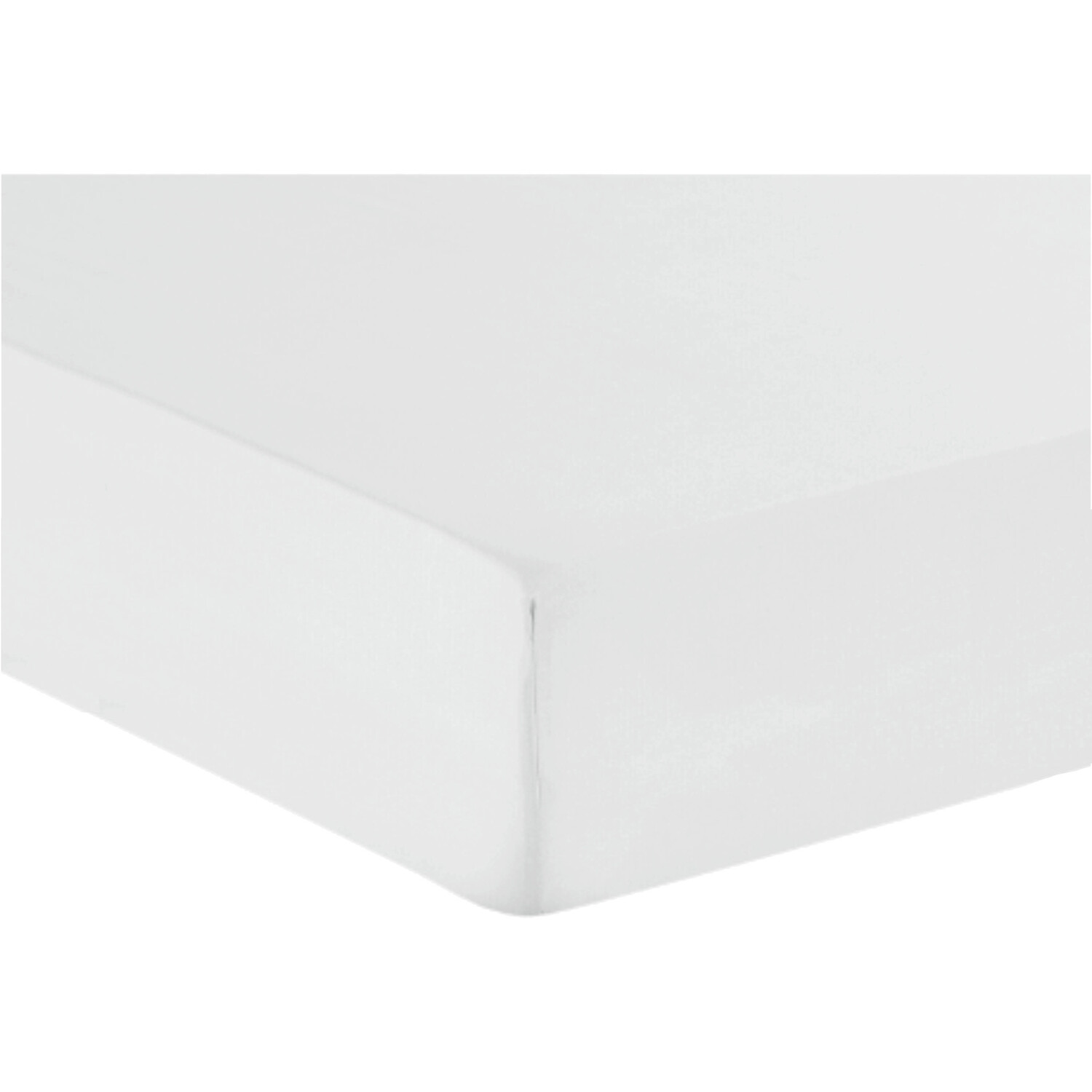 Easy Care Sheeting Set - White King 1 X Fitted Sheet 2 X Pillowcases