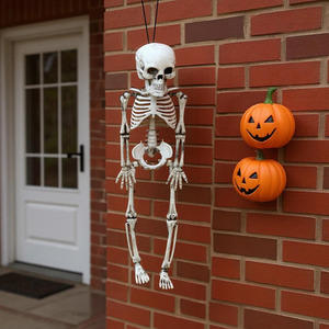Movable Skeleton Halloween Prop with Realistic Haunting Effect