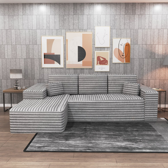 Modern Compress Right or Left Corner Sofa