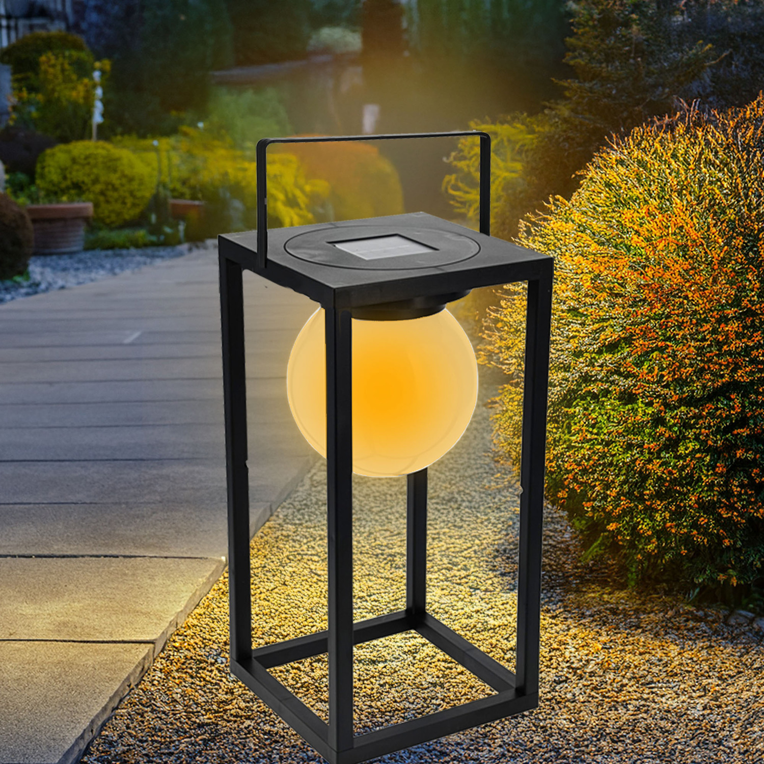 Image of Outdoor Solar Powered LED Lantern -&hellip;