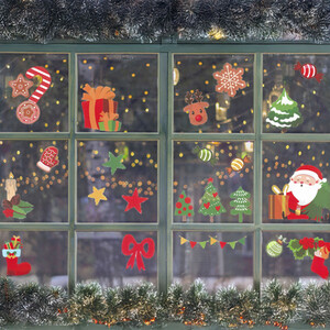 Christmas Window Themed Sticker set of 120