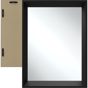 Wall Mirror Elina, Rectangular, Plastic Frame