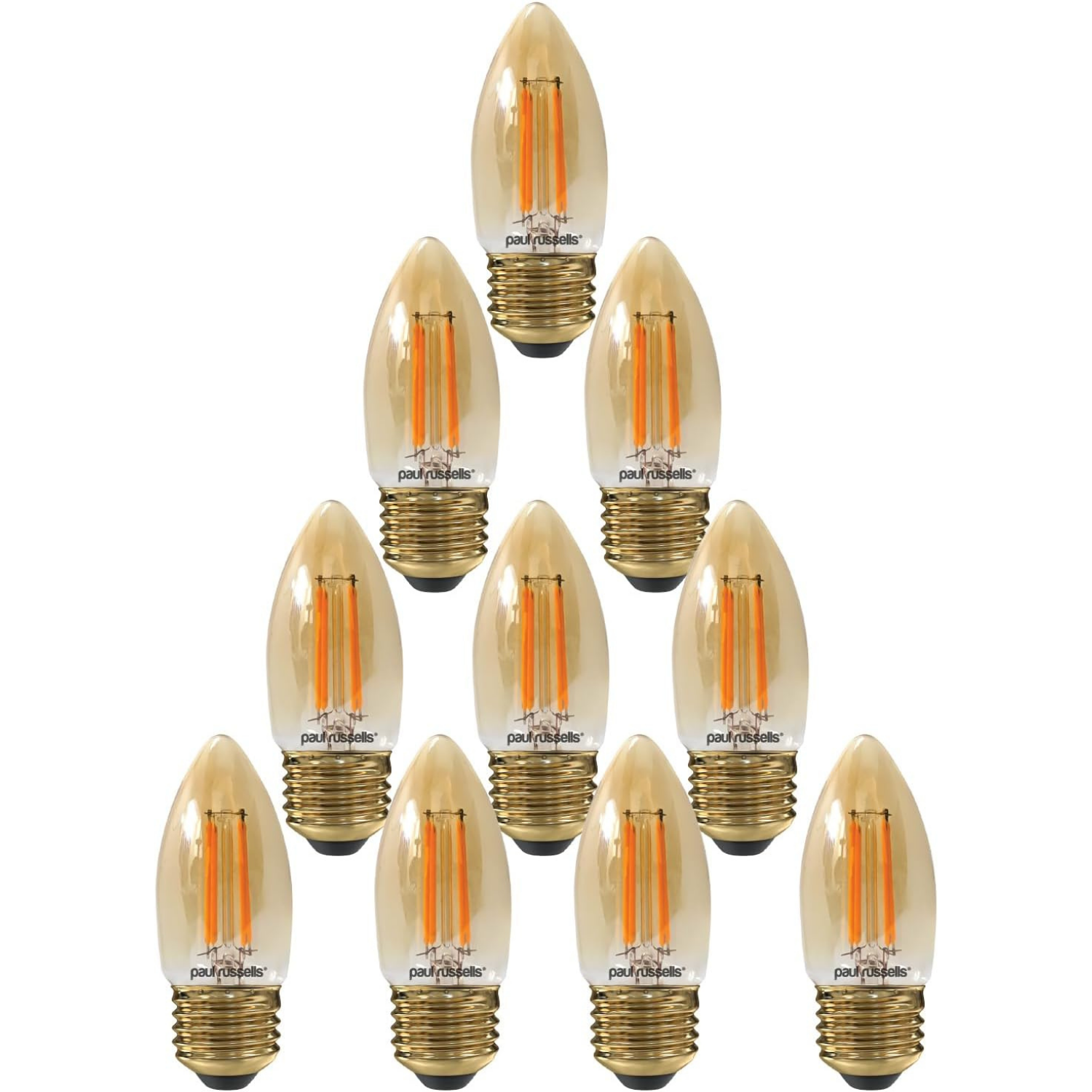 Image of 4.5W LED Filament, Candle, E27, 423lm,&hellip;