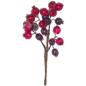 Festive Red Berry Stem For Holiday Arrangements