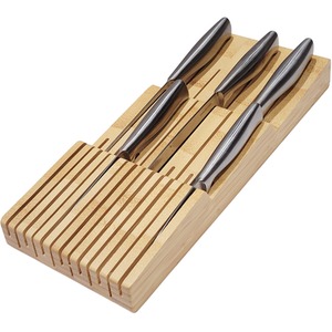Bamboo In-Drawer Knife Block 13 Slots