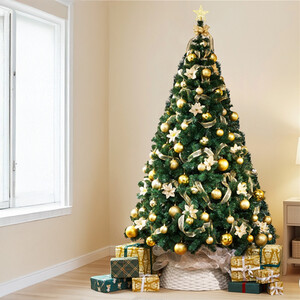 Yaheetech PVC Tips Artificial Christmas Tree with Foldable Stand