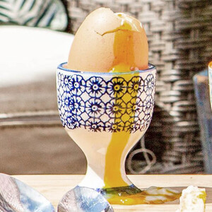 Hand-Printed Egg Cups - 5.5cm - Pack of 6