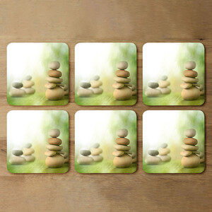 Rock Garden Designer Coaster Set