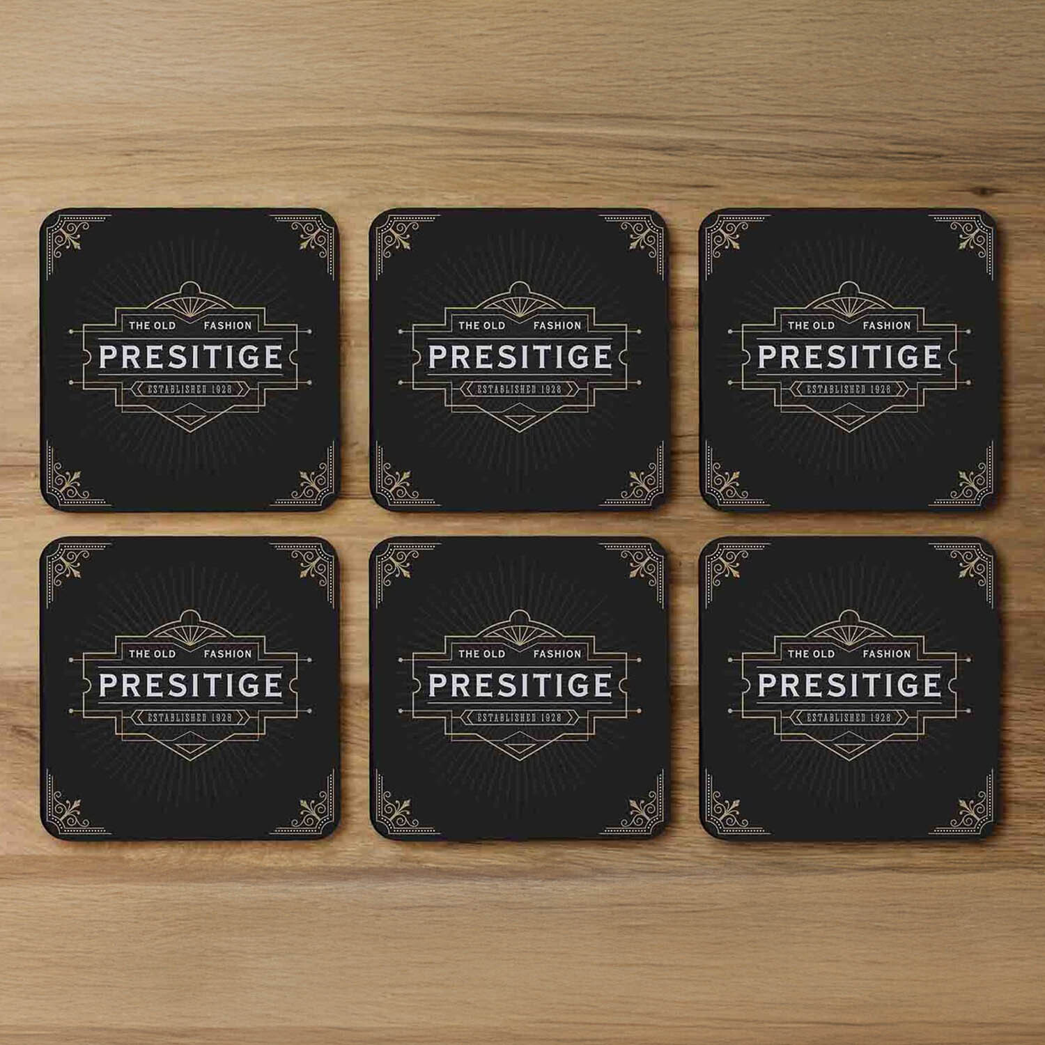 Image of Art Deco Old Fashioned Prestige Coaster&hellip;