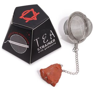 Raw Crystal Gemstone Tea Strainer Jasper