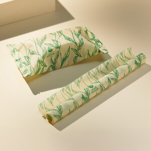1m x 25cm Reusable Vegan Food Wrap Roll, Organic Cotton