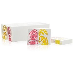 Handcrafted Orchid Soap Slice Floral Calming Bath Bar