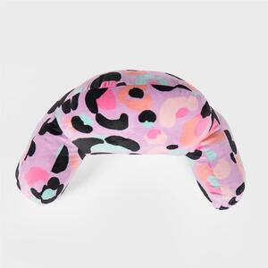 OHS Kids Leopard Fleece Cuddle Cushion