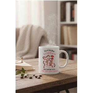 Minimalist Heart Ceramic Mug Romantic Valentines Love Gift