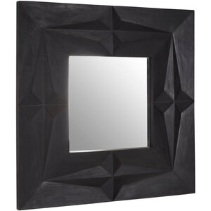 Zariah Gold Finish Art Deco Wall Mirror