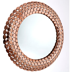 Faiza Gold Small Textured Wall Mirror