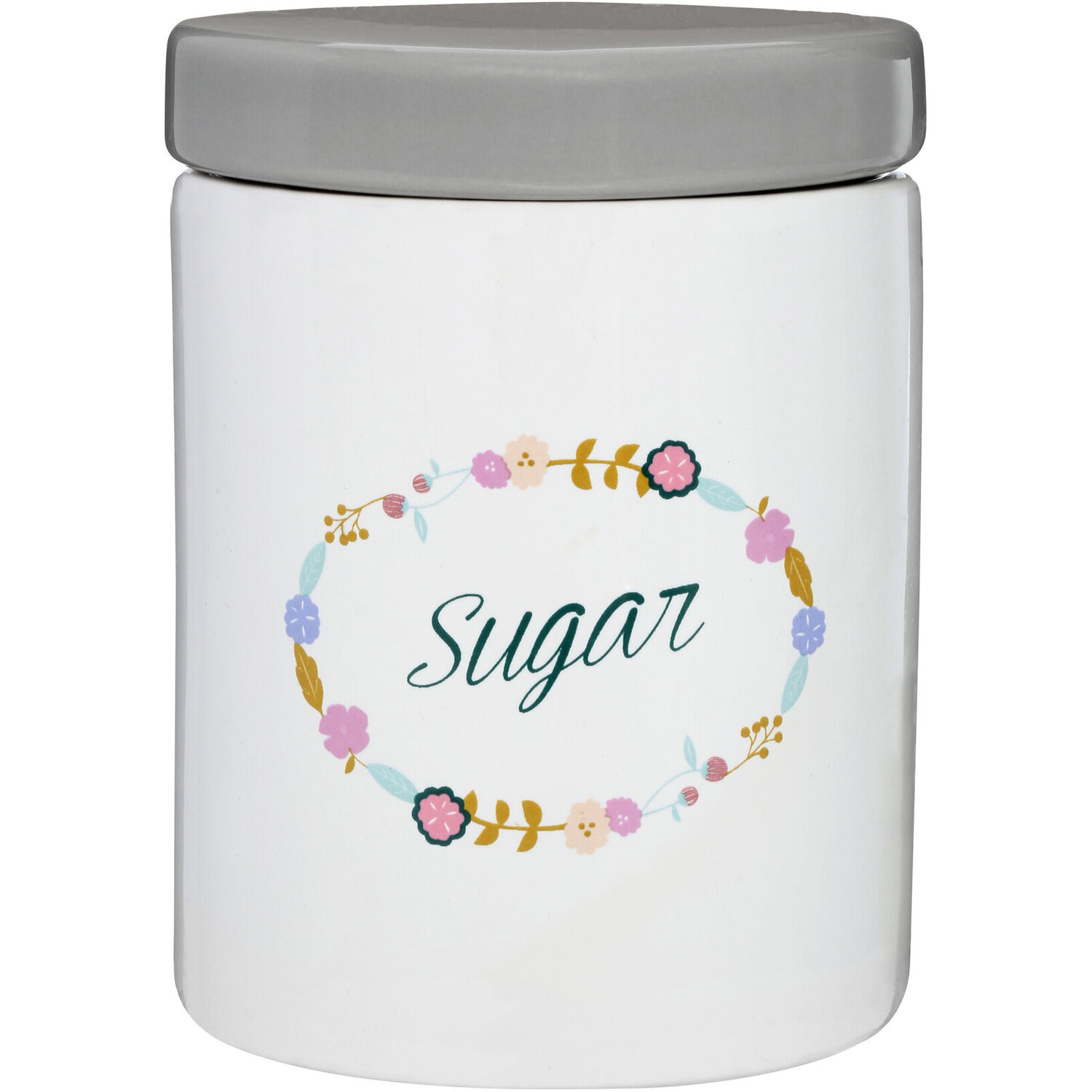 Amelie Sugar Canister - White