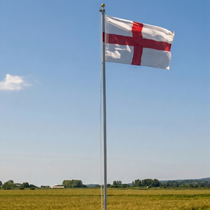 Aluminium Flagpole 20ft with England Flag