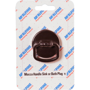 McAlpine Mocca Handle SPlastic Or Bath Plug - 1.5