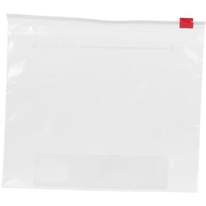 1 Litre Zip Slider - Clear - Set of 120