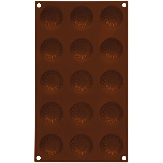 Hallie 15 Flower Shape Silicone Chocolate Mould