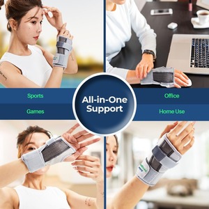 Palm Support Brace Splint Adjustable Wrist Hand Compression Wrap Left Hand Gym