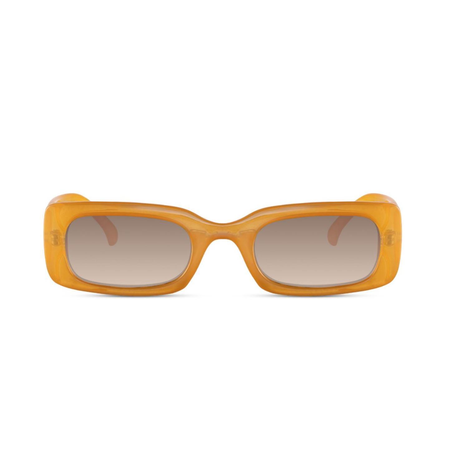 Sunglass Station Summit Rectangle Unisex Sunglasses - Orange