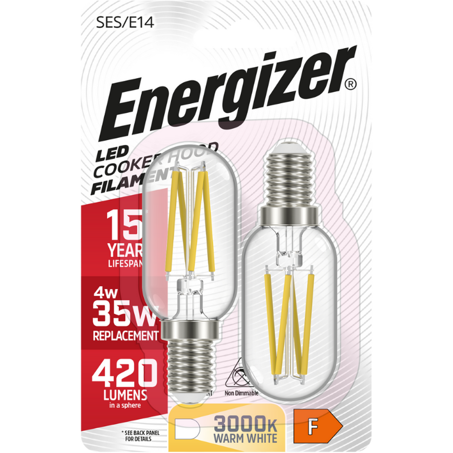 Image of Energizer Light Bulb LED Filament Cookerhood&hellip;