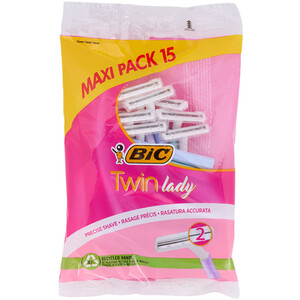 Pack of 15 Twin Lady Shavers